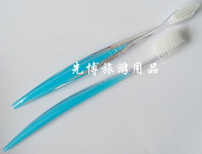 双色贵族牙刷 酒店客房一次性用品的高端之选